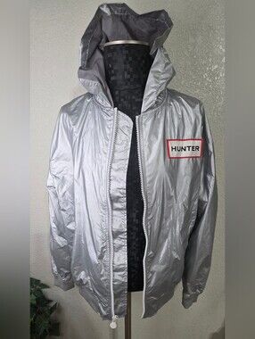 Hunter Women’s Silver Reflective Hooded Jacket